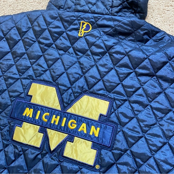 Vintage University Michigan Wolverines REVERSIBLE Full Zip Jacket - Picture 16 of 16